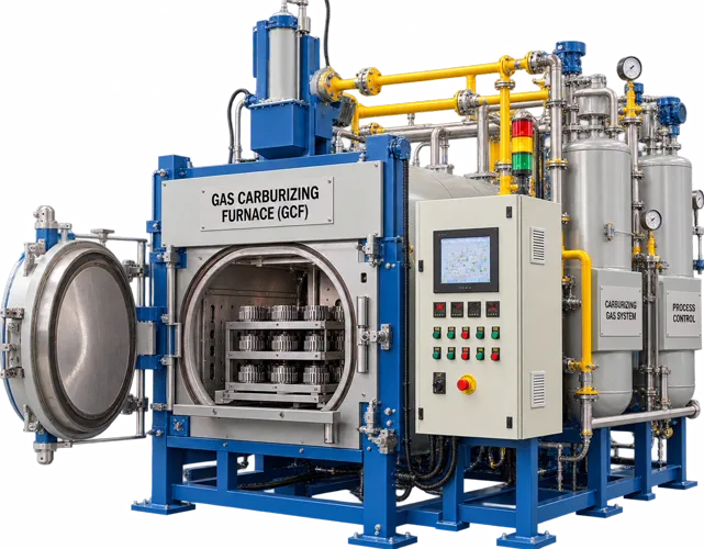 Gas Carburizing (GCF) heat treatment at Kishan Auto Products, Rai Industrial Estate, Sonepat